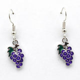 20pcs Enamel Grape Charms for Jewelry Making DIY Pendants Earrings Bracelets