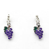 20pcs Enamel Grape Charms for Jewelry Making DIY Pendants Earrings Bracelets