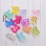 20pcs Bow Tie Shape Czech Glass Lampwork Beads 16x14mm