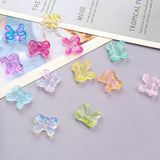 20pcs Bow Tie Shape Czech Glass Lampwork Beads 16x14mm