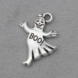 20pcs Halloween Ghost Alloy Charms BOO