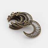 20pcs Tibetan Silver Moon Charms Pendant For Jewelry Making