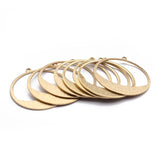 20pcs Brass Open Round Pendant for Earring Jewelry Making