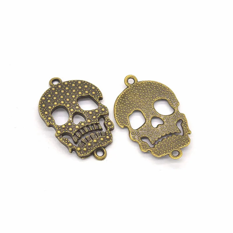 20pcs Vintage Grimace Alloy Charms for DIY Bracelet Necklace Jewelry