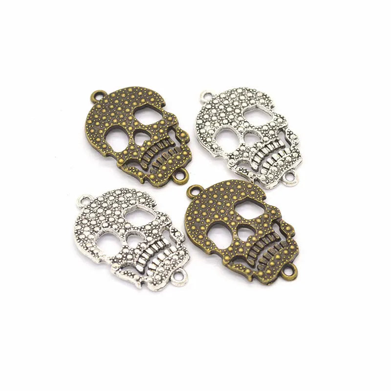 20pcs Vintage Grimace Alloy Charms for DIY Bracelet Necklace Jewelry