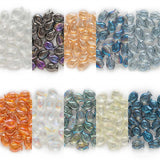 20pcs Fish Glass Beads Spacer Beads Jewelry Making Beaded Necklace Bracelet