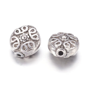 20pcs Tibetan Style Spacer Beads for Jewelry Making DIY Antique Silver