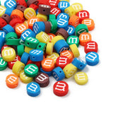 20pcs Flat Round M Beans Polymer Clay Beads For Jewelry Making