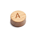 20pcs Beech Letter Beads Wooden DIY Jewelry Making Baby Teething Necklace 15mm