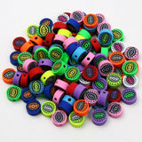 20pcs Polymer Clay Evil Eye Beads for Jewelry Making