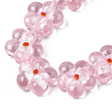 20pcs Flower Foil Strips Spacer Beads for DIY Jewelry Making