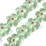 20pcs Flower Foil Strips Spacer Beads for DIY Jewelry Making