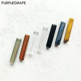 20pcs Glass Square Tube Beads for DIY Jewelry Earrings Bracelet Necklace Pendant