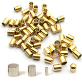 20pcs Stainless Steel Leather Cord End Caps for Jewelry Making DIY