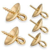 20pcs Stainless Steel Eye Pins for DIY Jewelry Making