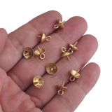 20pcs Stainless Steel Eye Pins for DIY Jewelry Making