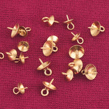 20pcs Stainless Steel Eye Pins for DIY Jewelry Making