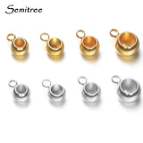 20pcs Stainless Steel Spacer Beads DIY Charm Bracelets Jewelry Making