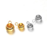20pcs Stainless Steel Spacer Beads DIY Charm Bracelets Jewelry Making