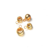 20pcs Stainless Steel Spacer Beads DIY Charm Bracelets Jewelry Making