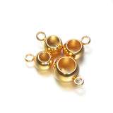 20pcs Stainless Steel Spacer Beads DIY Charm Bracelets Jewelry Making