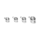 20pcs Stainless Steel Spacer Beads DIY Charm Bracelets Jewelry Making