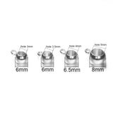 20pcs Stainless Steel Spacer Beads DIY Charm Bracelets Jewelry Making