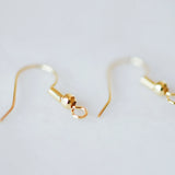 20pcs Real Plated Brass Earwire Ear Hooks (GB-233)