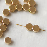20pcs Hexagon Flat Spacer Beads 5/6mm for Bracelet Jewelry Making DIY