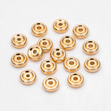 20pcs Plated Brass Round Spacer Beads Jewelry Making Supplies