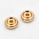 20pcs Plated Brass Round Spacer Beads Jewelry Making Supplies