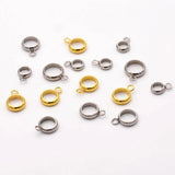 20pcs Stainless Steel Spacer Connect Beads for DIY Necklace Jewelry Making