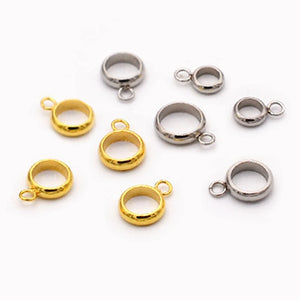20pcs Stainless Steel Spacer Connect Beads for DIY Necklace Jewelry Making