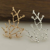 20pcs Grape Tree Branch Charms Pendant DIY Bride Hair Wedding Jewelry