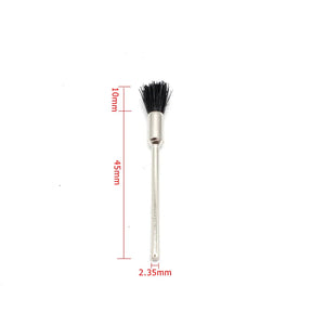 20pcs 2.35mm Shank Steel Wire Wheel Brushes for Metal Rust Removal