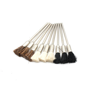 20pcs 2.35mm Shank Steel Wire Wheel Brushes for Metal Rust Removal