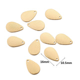 20pcs Hammered Disc Charms Stainless Steel Round Blank Coin DIY Necklace