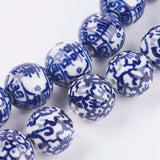 20pcs Porcelain Beads Chinese Ceramic Bead Spacer for DIY Bracelet Making