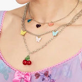 20pcs Fruit Lampwork Pendants for DIY Jewelry Making