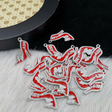 20pcs Greek Letter DST High-Heeled Shoes Charm Jewelry Making Accessories