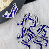 20pcs ZPB High-Heeled Shoes Charm for Women Bracelet Necklace Jewelry