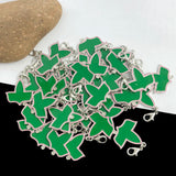 20pcs Greek Sorority Maple Leaf Charm Women Bracelet Necklace Jewelry