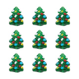 20pcs Green Christmas Tree Lampwork Beads DIY Loose Beads for Jewelry Making