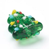 20pcs Lampwork Christmas Tree Beads for DIY Bracelet Necklace Crafts Decor