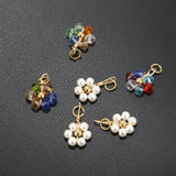 20pcs Stainless Steel Crystal Beads Charms for Jewelry Making