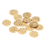 20pcs Round Stainless Steel Pendant Charms for Jewelry Making