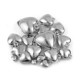 20pcs Heart CCB Loose Beads For Jewelry Making DIY Necklace Spacer Charms
