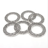 20pcs Antique Silver/Bronze Round Pendant Charm Finding DIY Jewelry Making