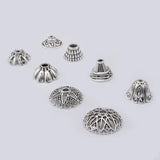20pcs Hollow Flower Bead End Caps Tassel Caps DIY Accessories