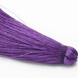 20pcs DIY Tassel Fringe Accessories, Rayon Silk Jewelry Findings-10055665